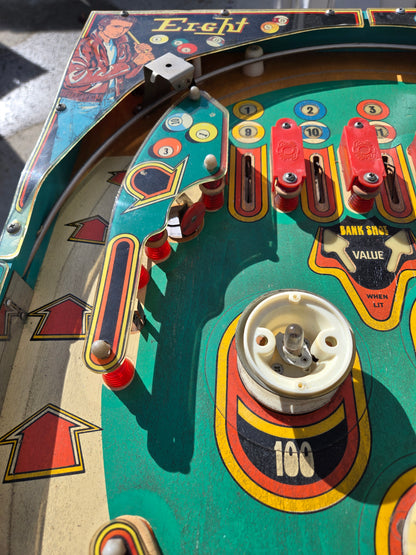 1977 Bally Eight Ball pinball populated playfield ONLY (97% Complete)