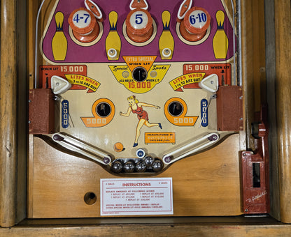 Bowling League (Flipperless) Gottlieb 1947