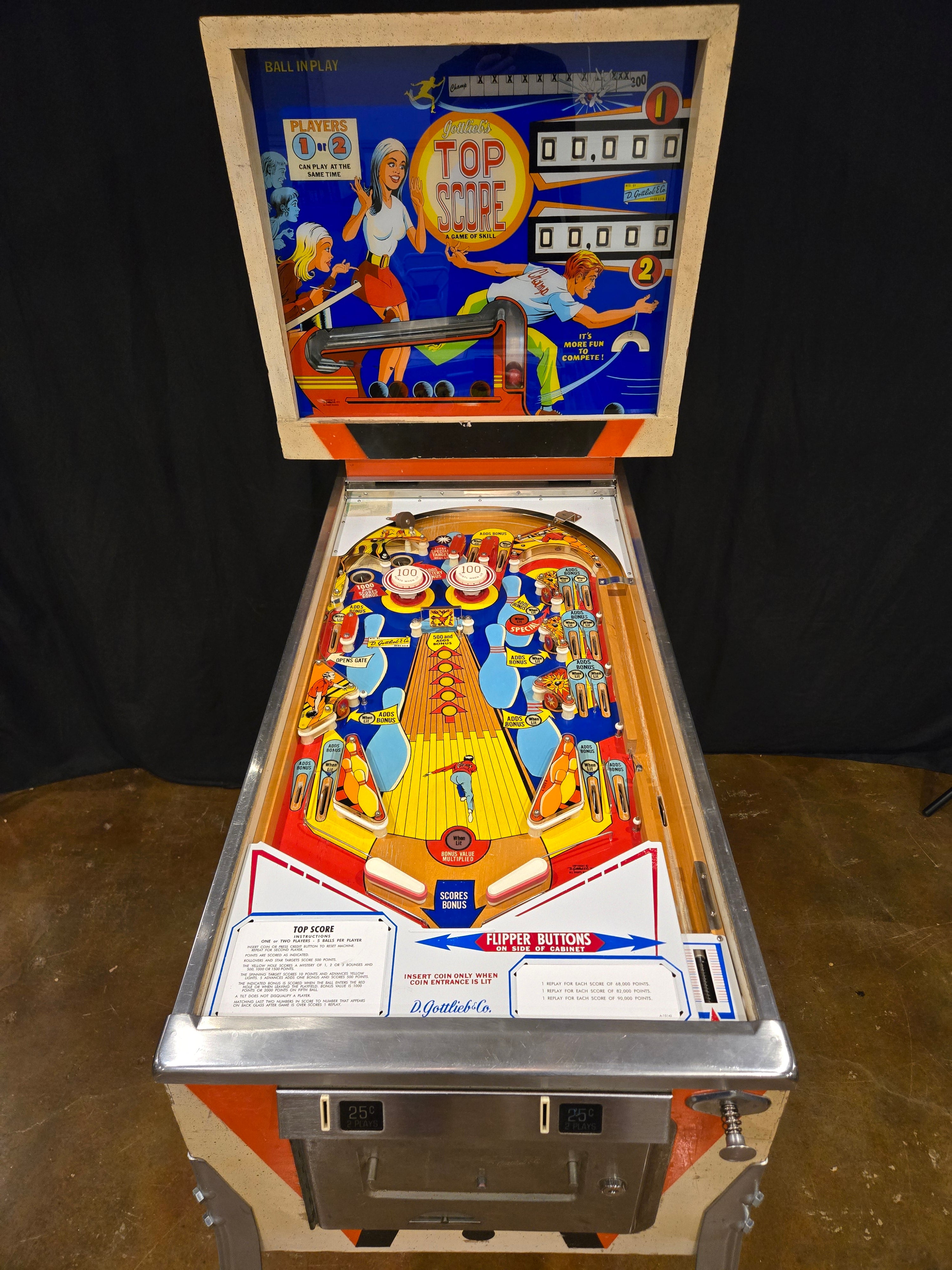 Top Score (Refurbished) Gottlieb 1975