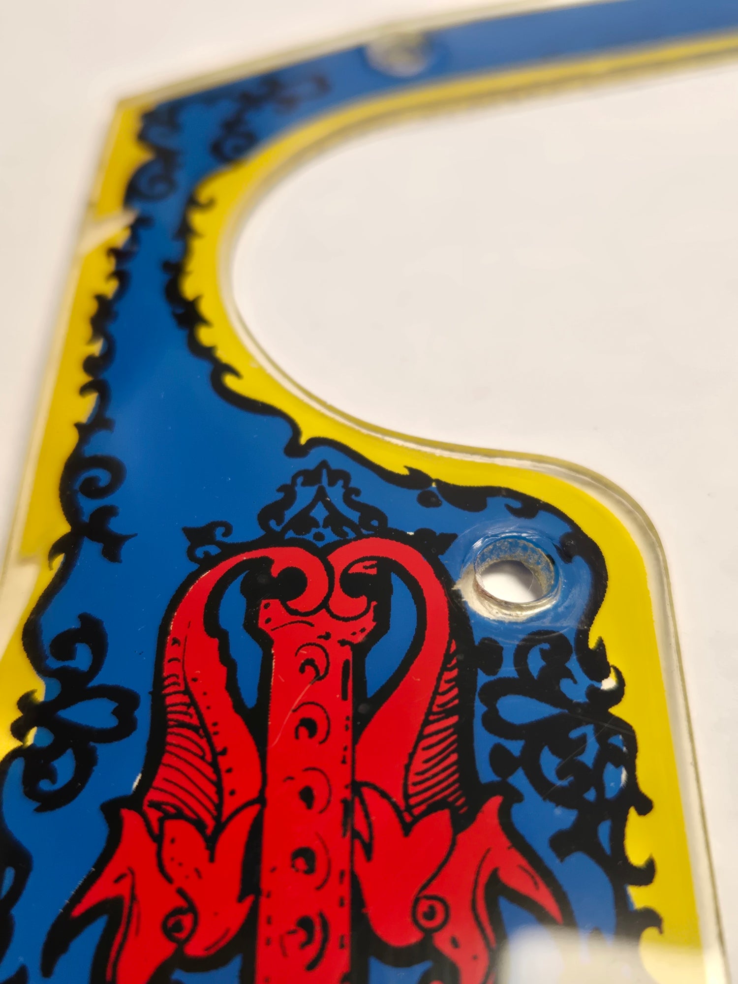Black Knight Pinball (Williams, 1980) Original Playfield Plastic 30C-500-4