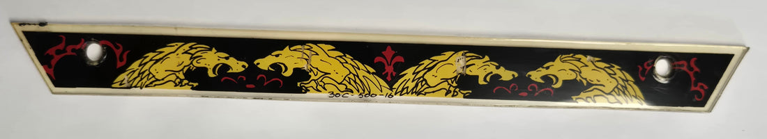 Black Knight Pinball (Williams, 1980) Original Playfield Plastic 30C-500-16