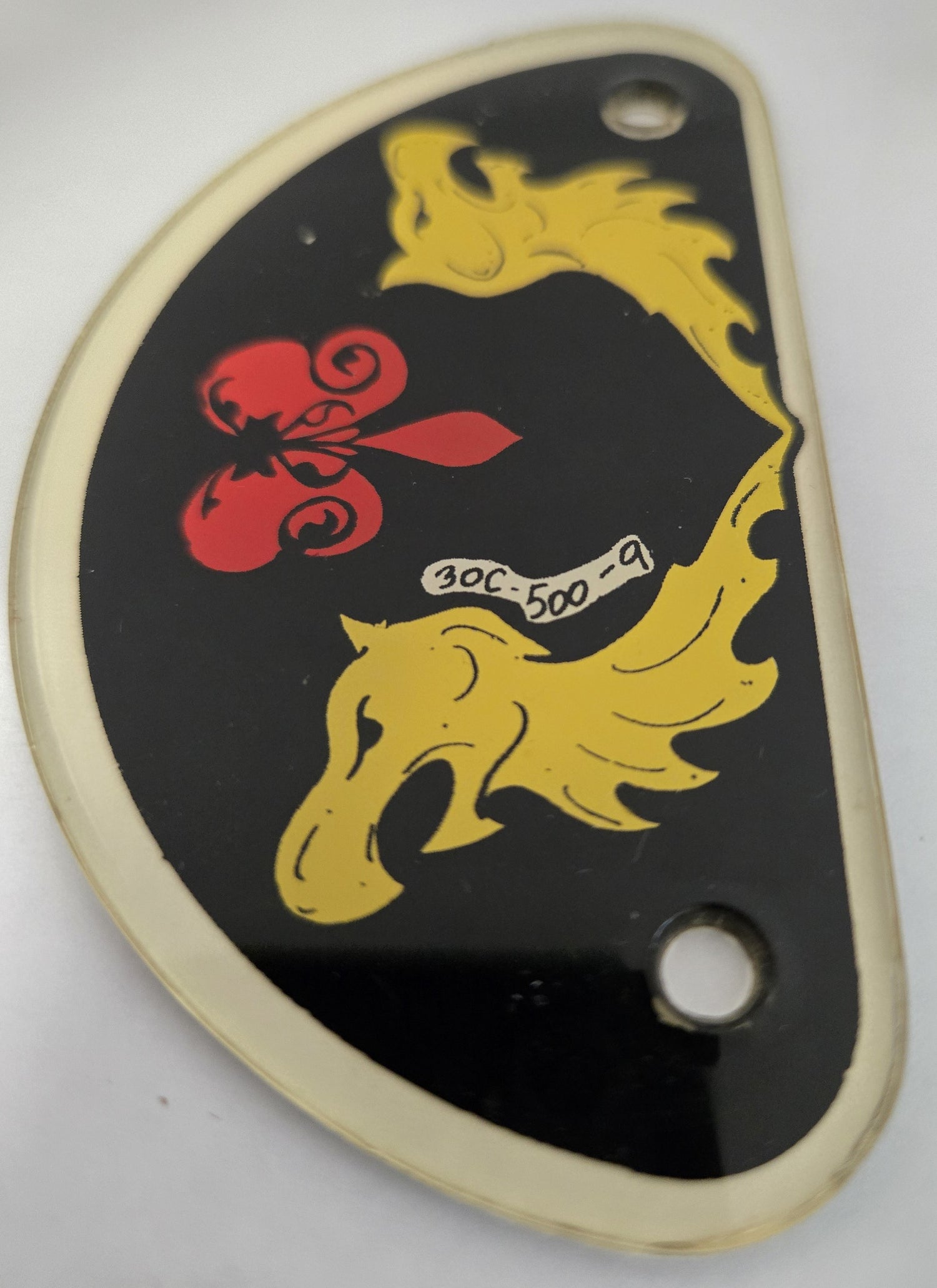 Black Knight Pinball (Williams, 1980) Original Playfield Plastic 30C-500-9