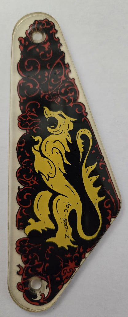 Black Knight Pinball (Williams, 1980) Original Playfield Plastic 30C-500-2