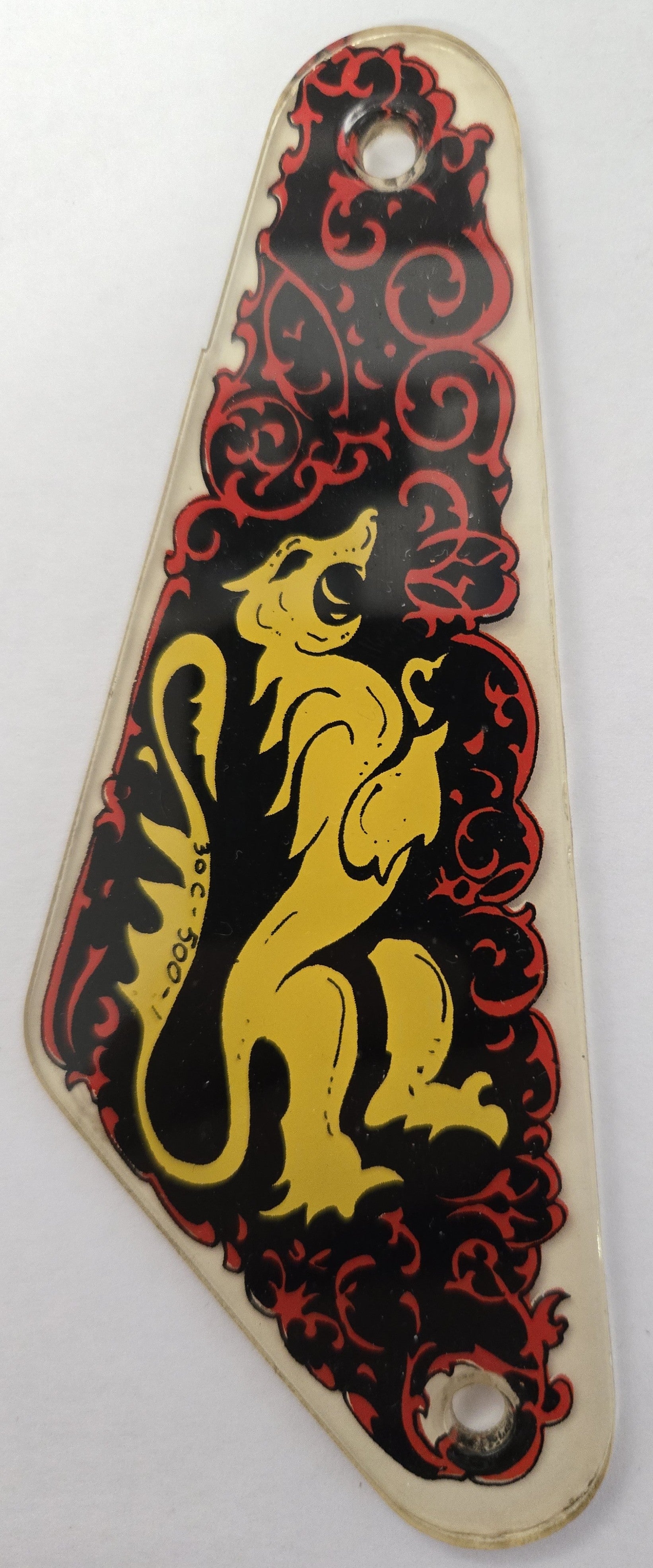 Black Knight Pinball (Williams, 1980) Original Playfield Plastic 30C-500-1