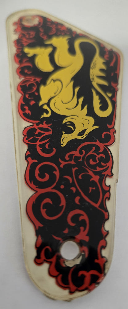 Black Knight Pinball (Williams, 1980) Original Playfield Plastic 30C-500-1