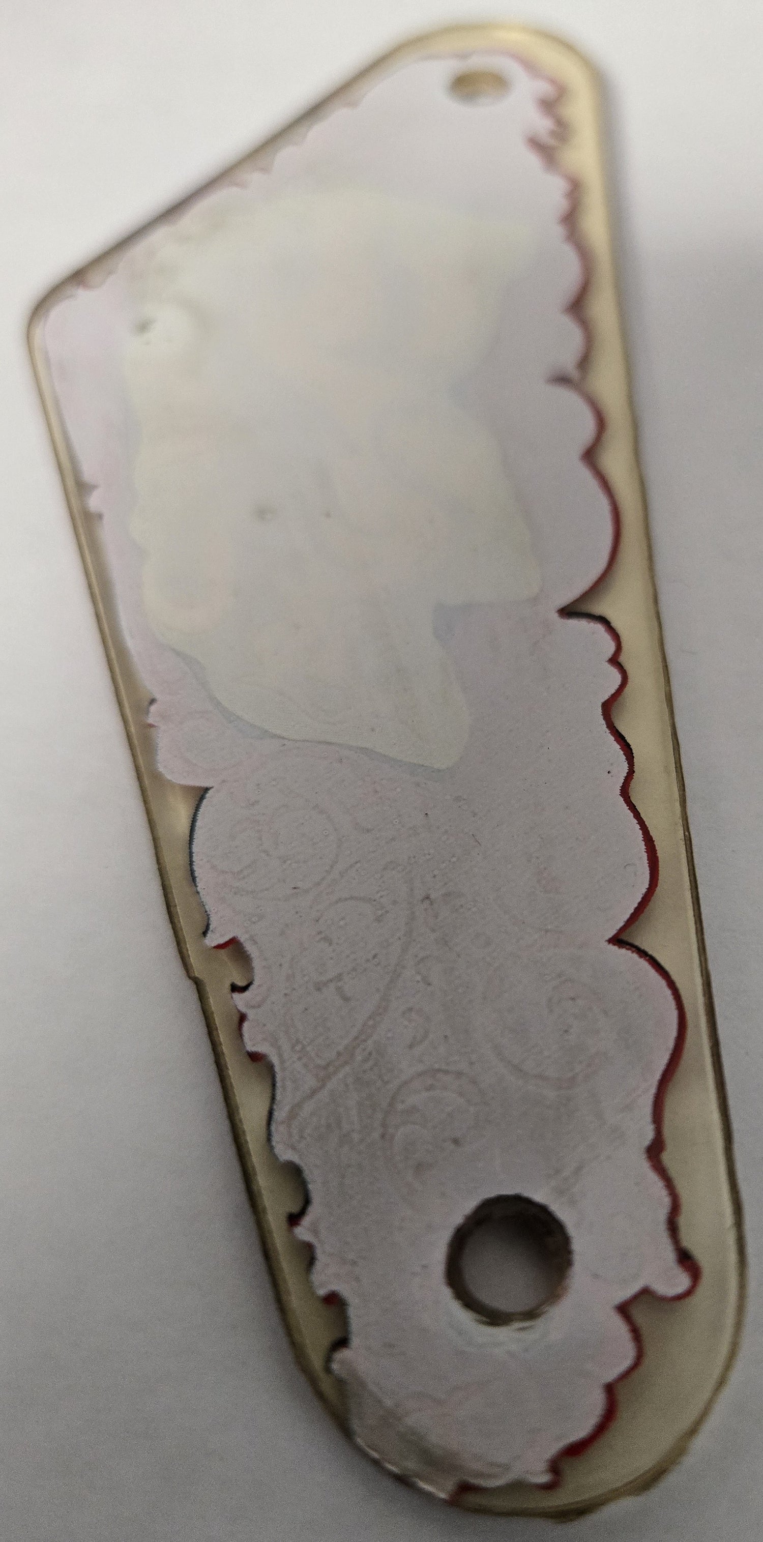 Black Knight Pinball (Williams, 1980) Original Playfield Plastic 30C-500-1