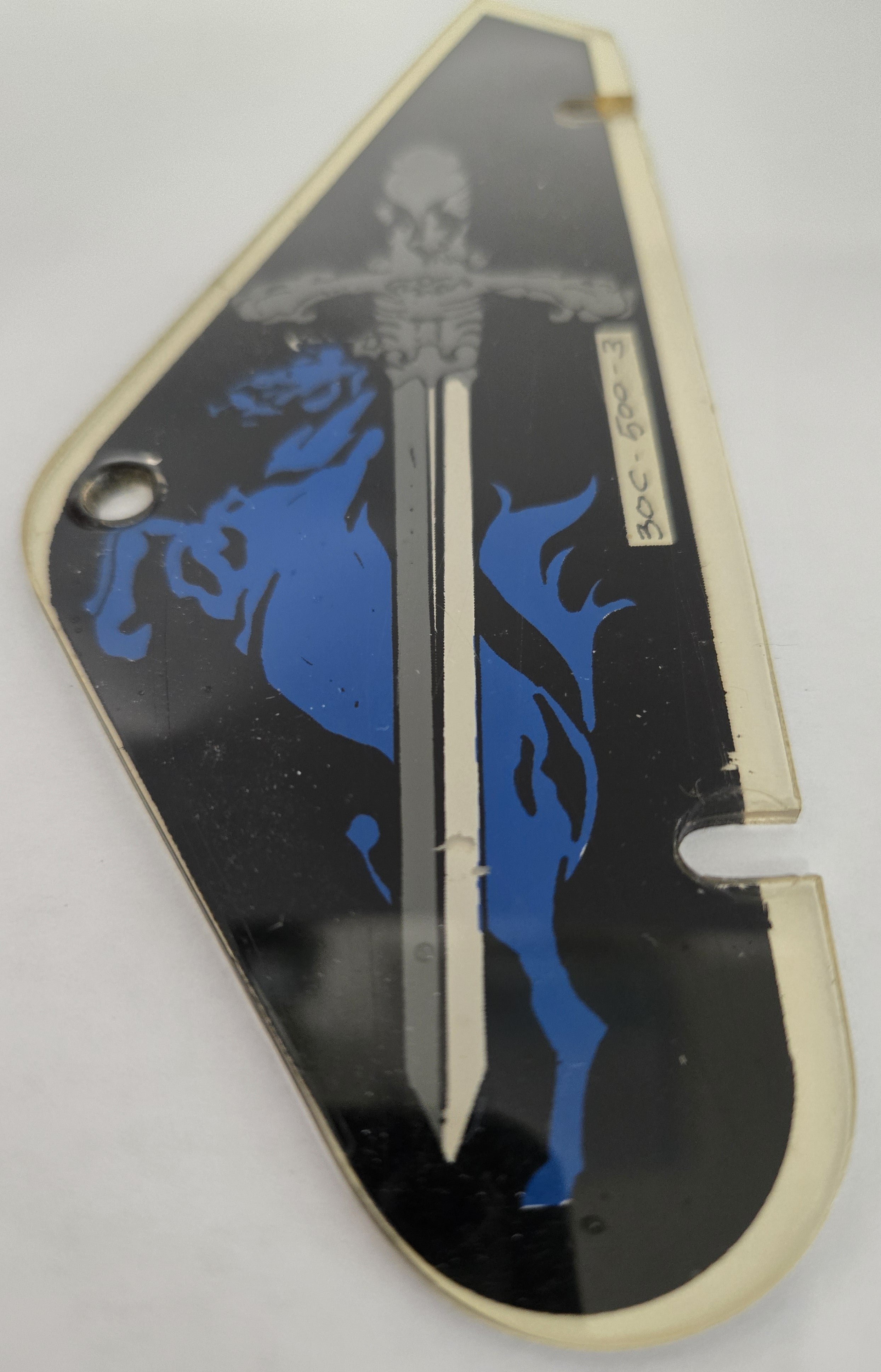 Black Knight Pinball (Williams, 1980) Original Playfield Plastic 30C-500-3