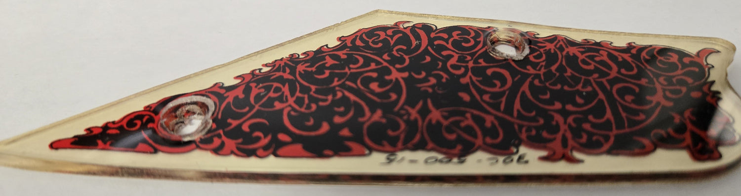 Black Knight Pinball (Williams, 1980) Original Playfield Plastic 30C-500-15