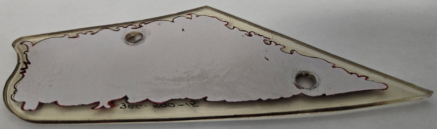 Black Knight Pinball (Williams, 1980) Original Playfield Plastic 30C-500-15