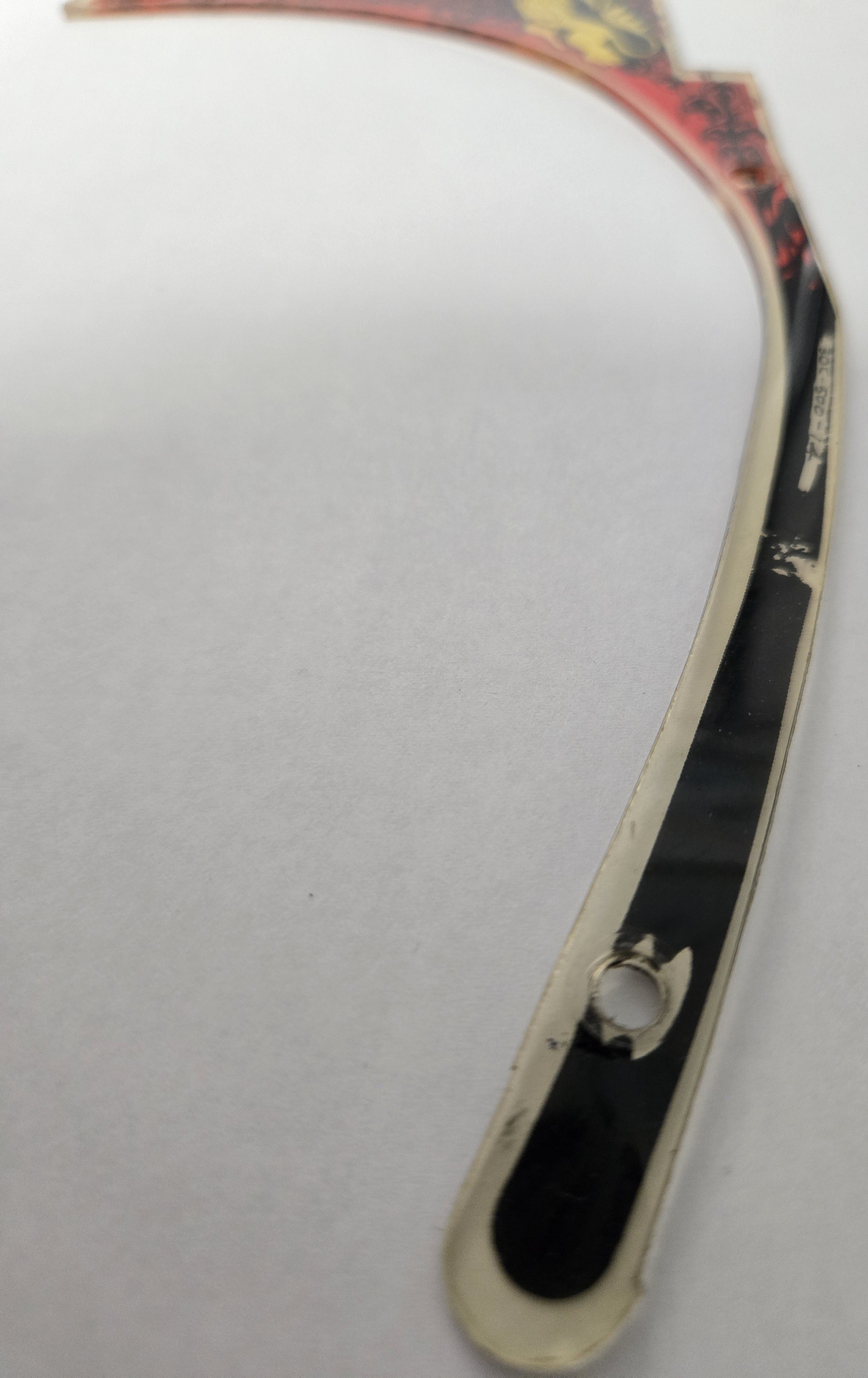 Black Knight Pinball (Williams, 1980) Original Playfield Plastic 30C-500-14