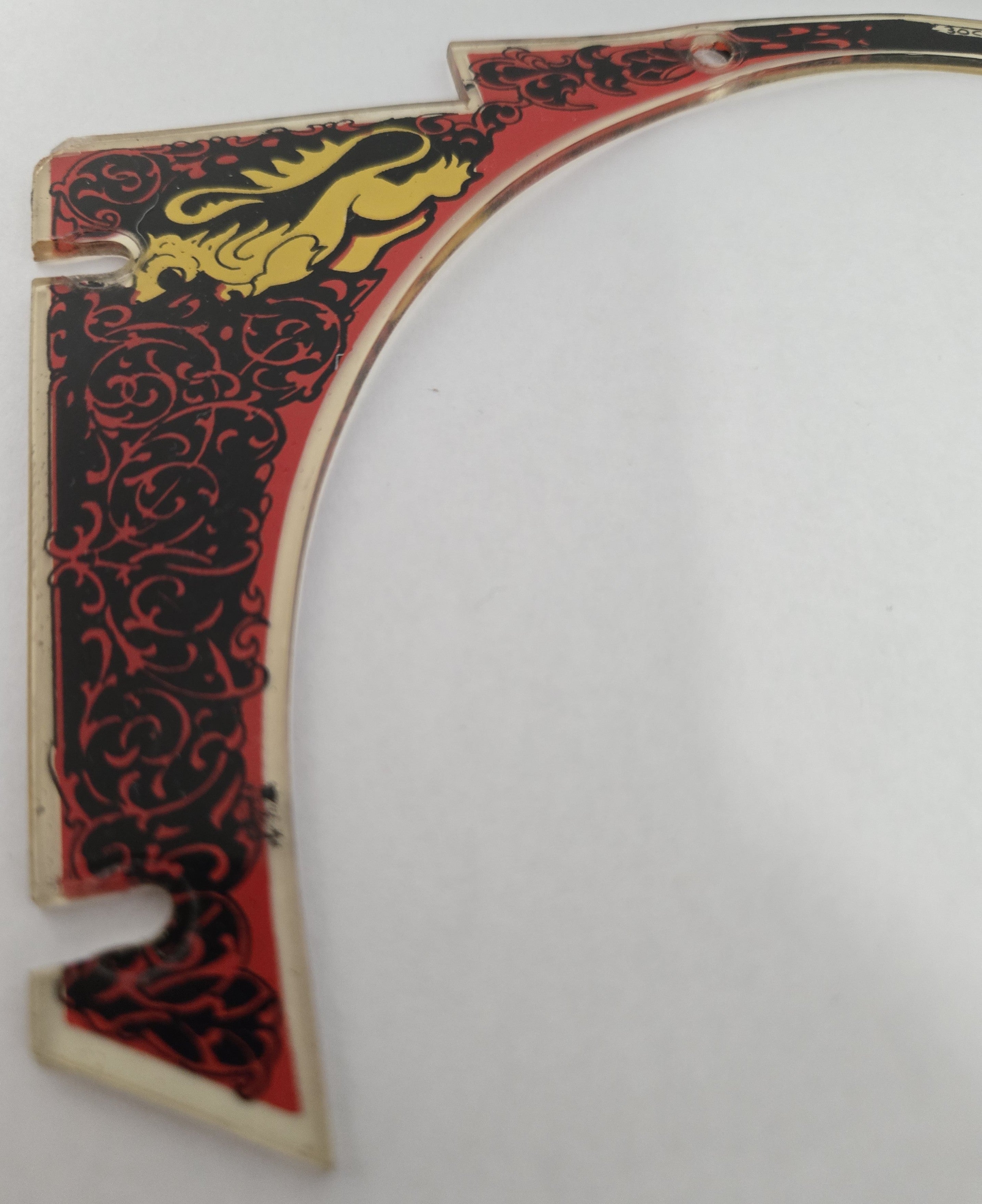 Black Knight Pinball (Williams, 1980) Original Playfield Plastic 30C-500-14