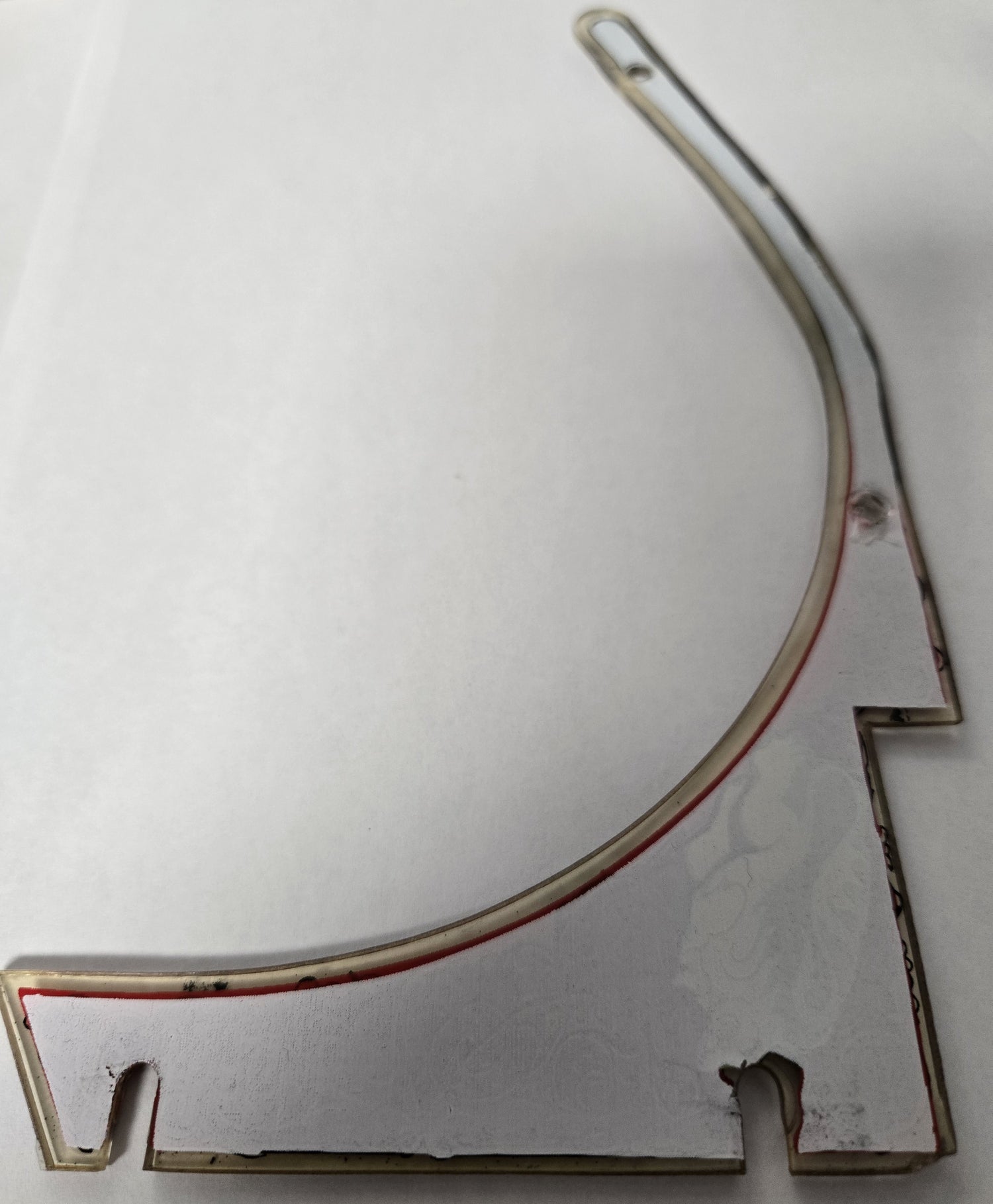 Black Knight Pinball (Williams, 1980) Original Playfield Plastic 30C-500-14