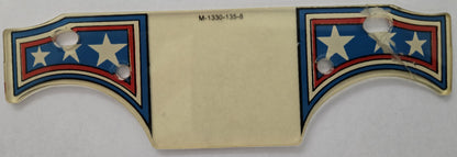 Evel Knievel Pinball (Bally, 1977) Original Playfield Plastic M-1330-135-8 (Slightly Damaged)