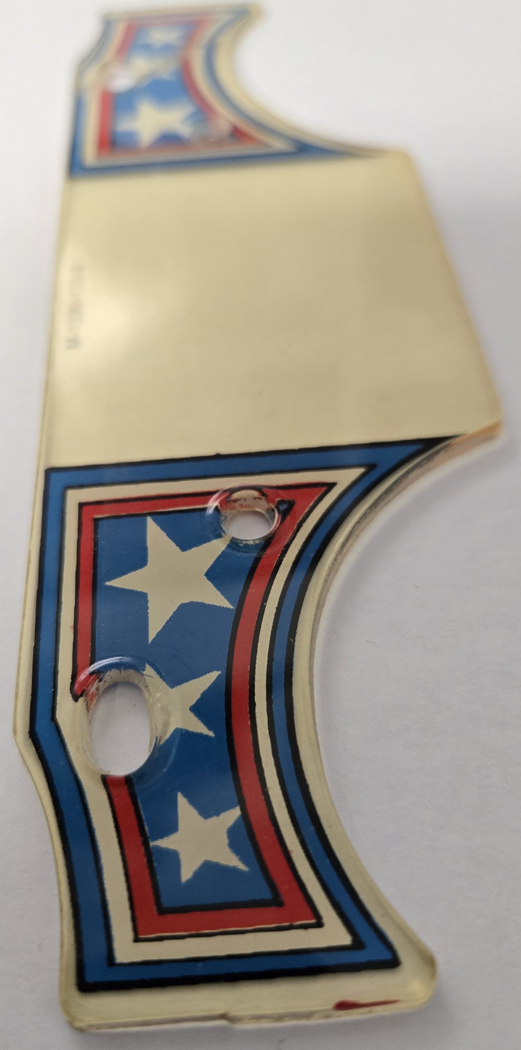 Evel Knievel Pinball (Bally, 1977) Original Playfield Plastic M-1330-135-8 (Slightly Damaged)