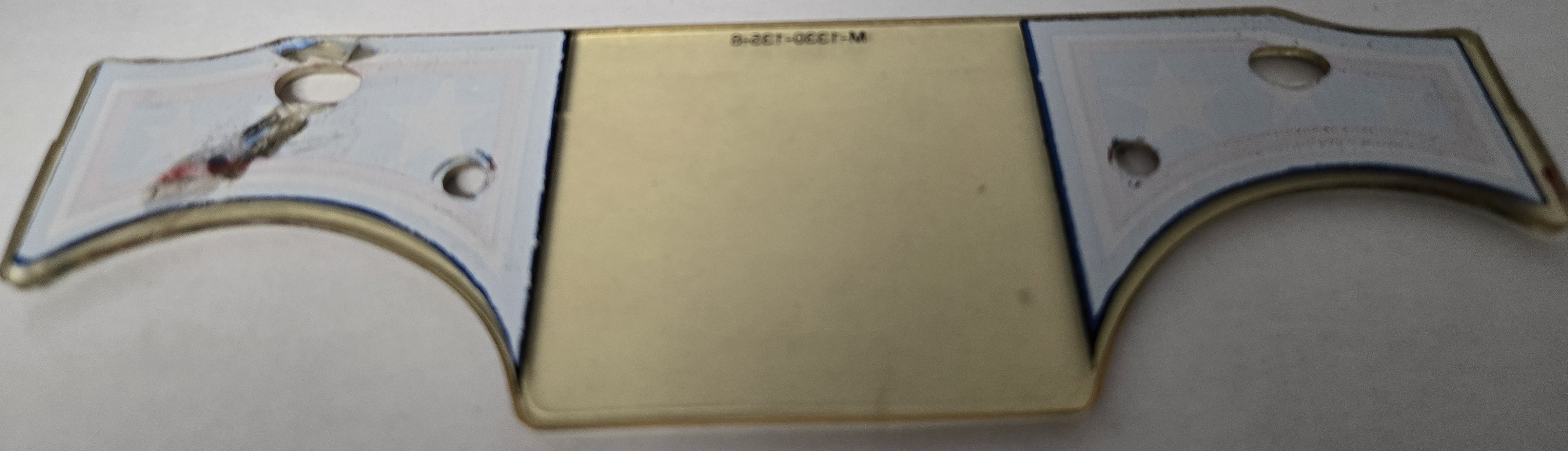 Evel Knievel Pinball (Bally, 1977) Original Playfield Plastic M-1330-135-8 (Slightly Damaged)