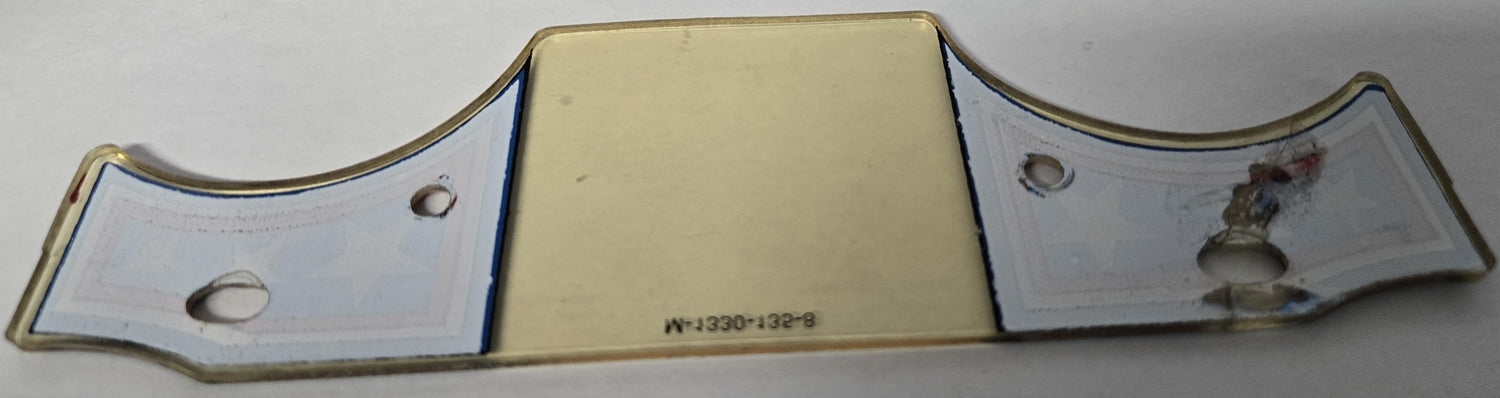 Evel Knievel Pinball (Bally, 1977) Original Playfield Plastic M-1330-135-8 (Slightly Damaged)