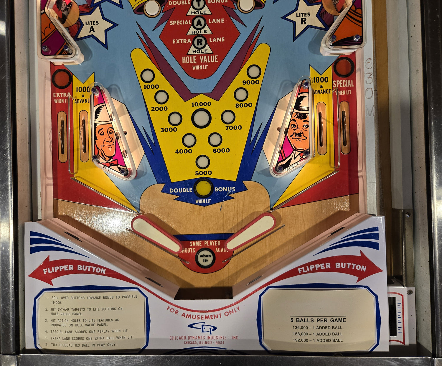 Hollywood (Refurbished) Chicago Coin 1976