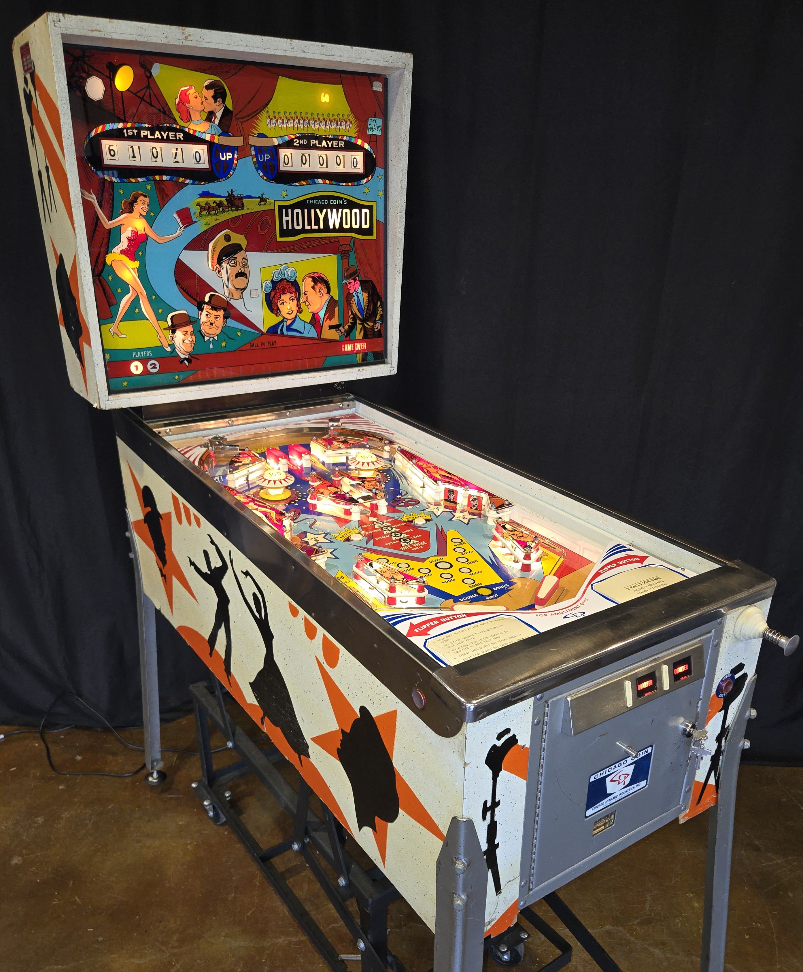 Hollywood (Refurbished) Chicago Coin 1976