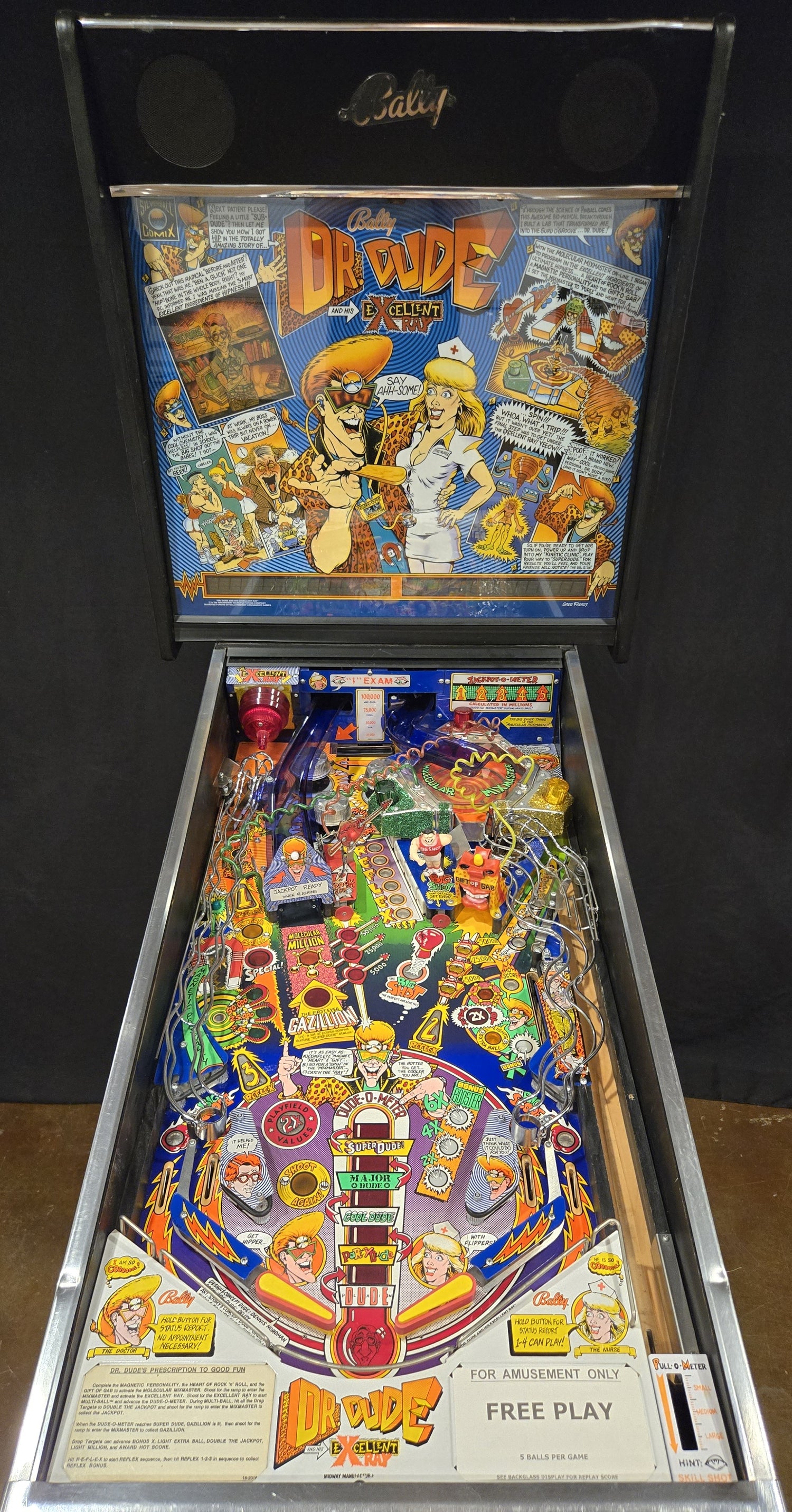 Dr. Dude and His Excellent Ray (Refurbished) Bally 1990