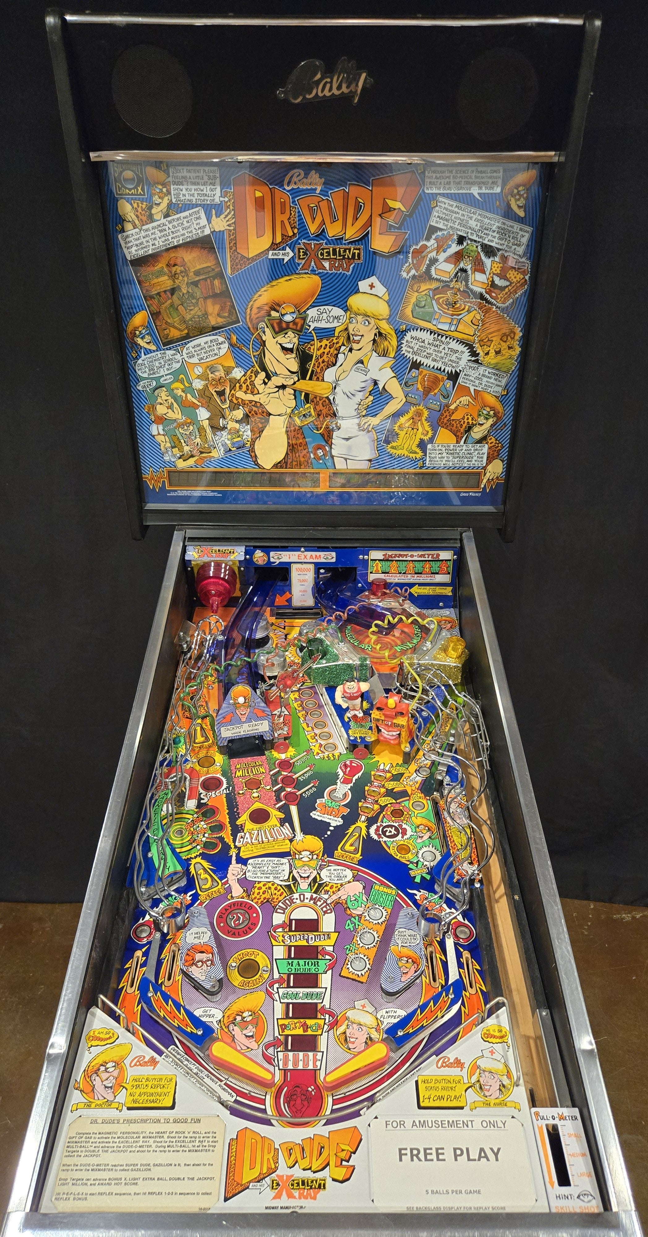 Dr. Dude and His Excellent Ray (Refurbished) Bally 1990