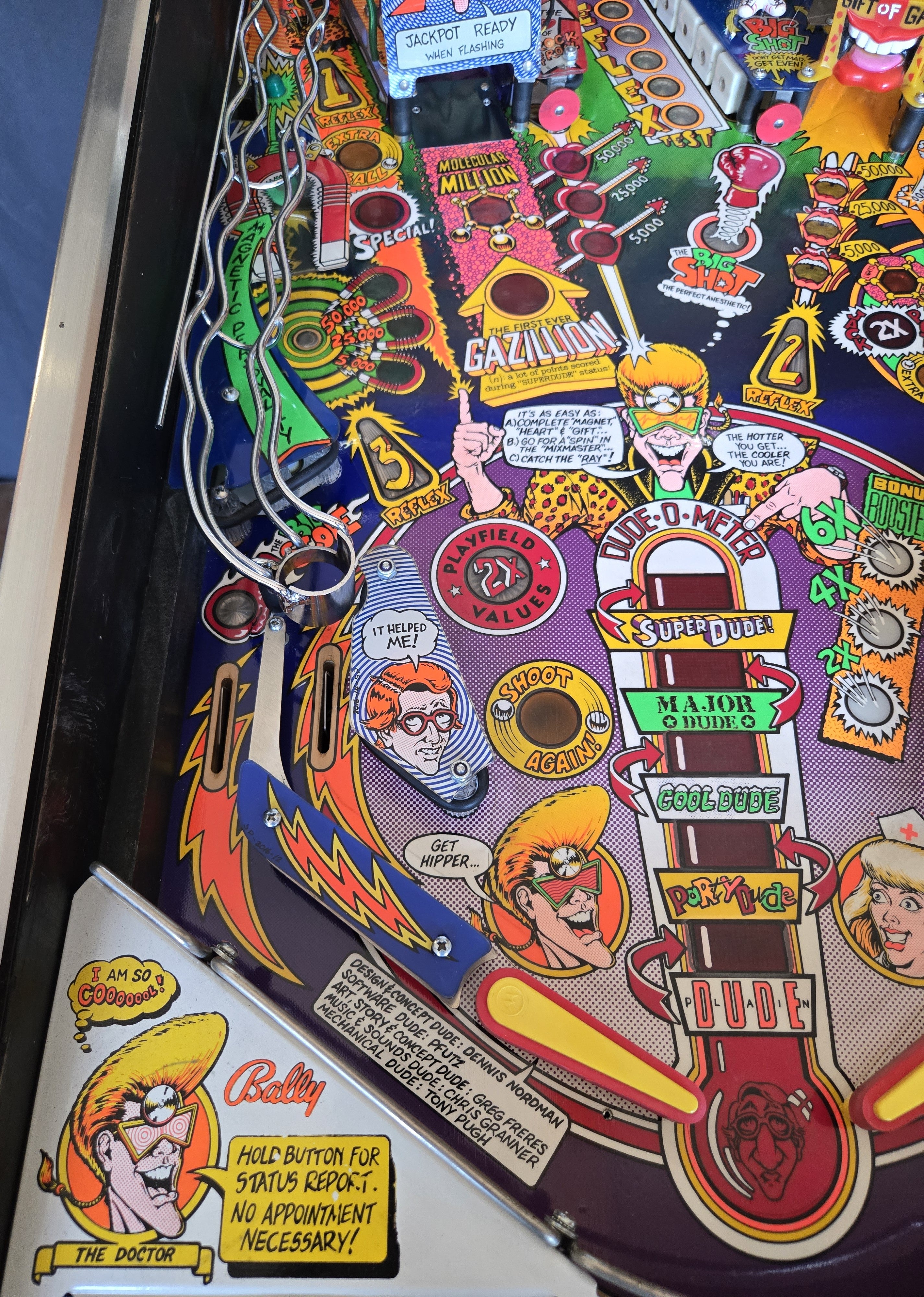 Dr. Dude and His Excellent Ray (Refurbished) Bally 1990