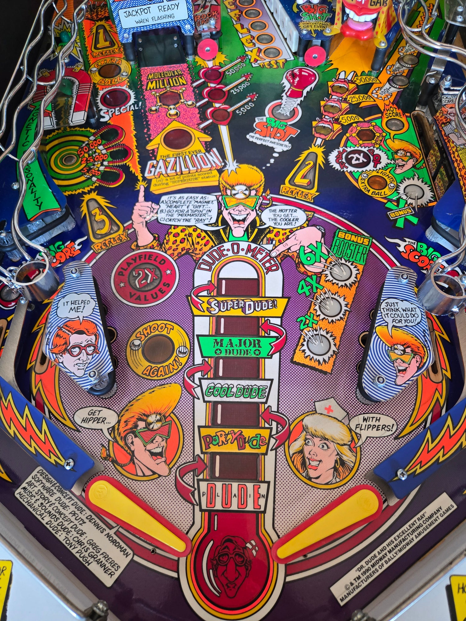 Dr. Dude and His Excellent Ray (Refurbished) Bally 1990