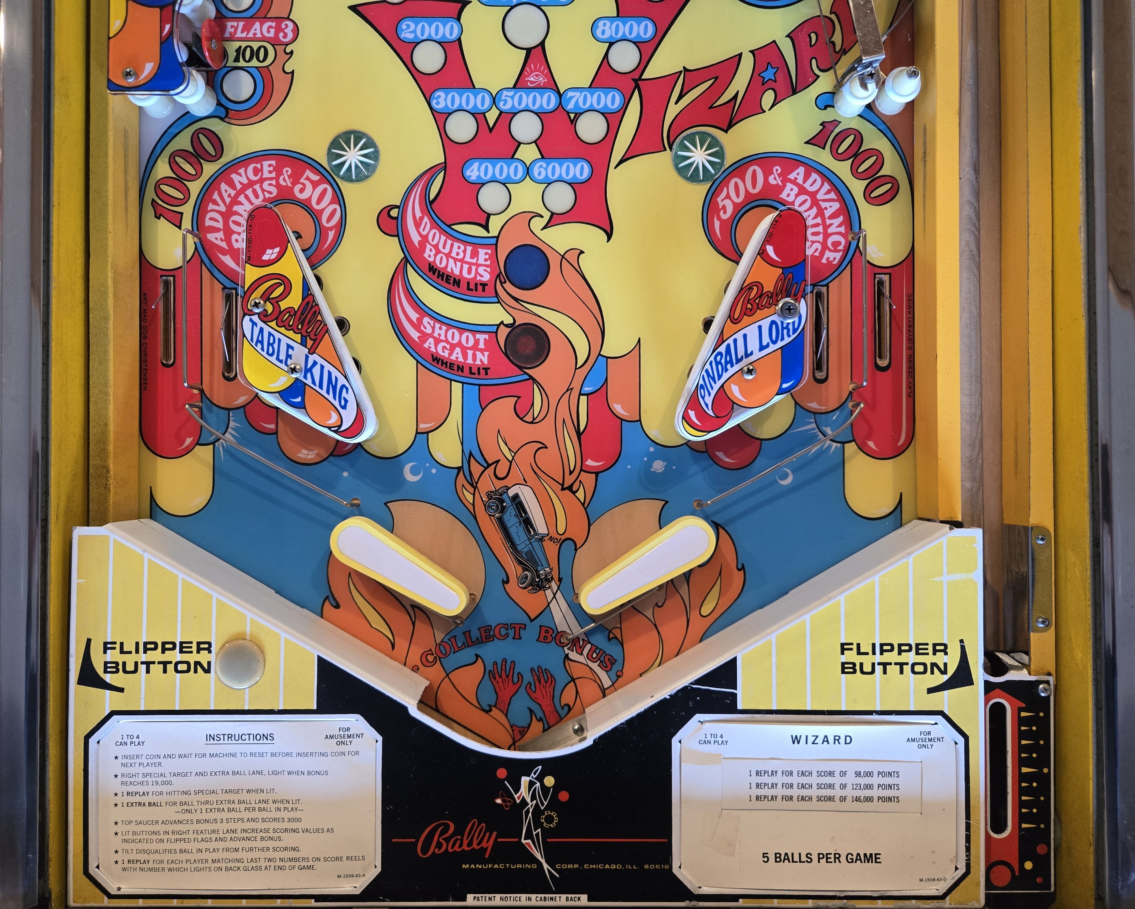 Wizard (Restored) Bally 1975