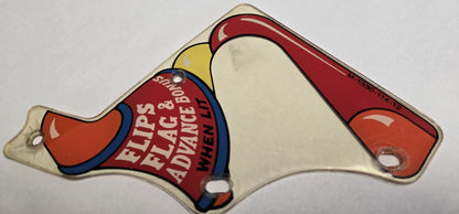 Wizard! Pinball (Bally, 1975) Original Playfield Plastic M-1330-114-12