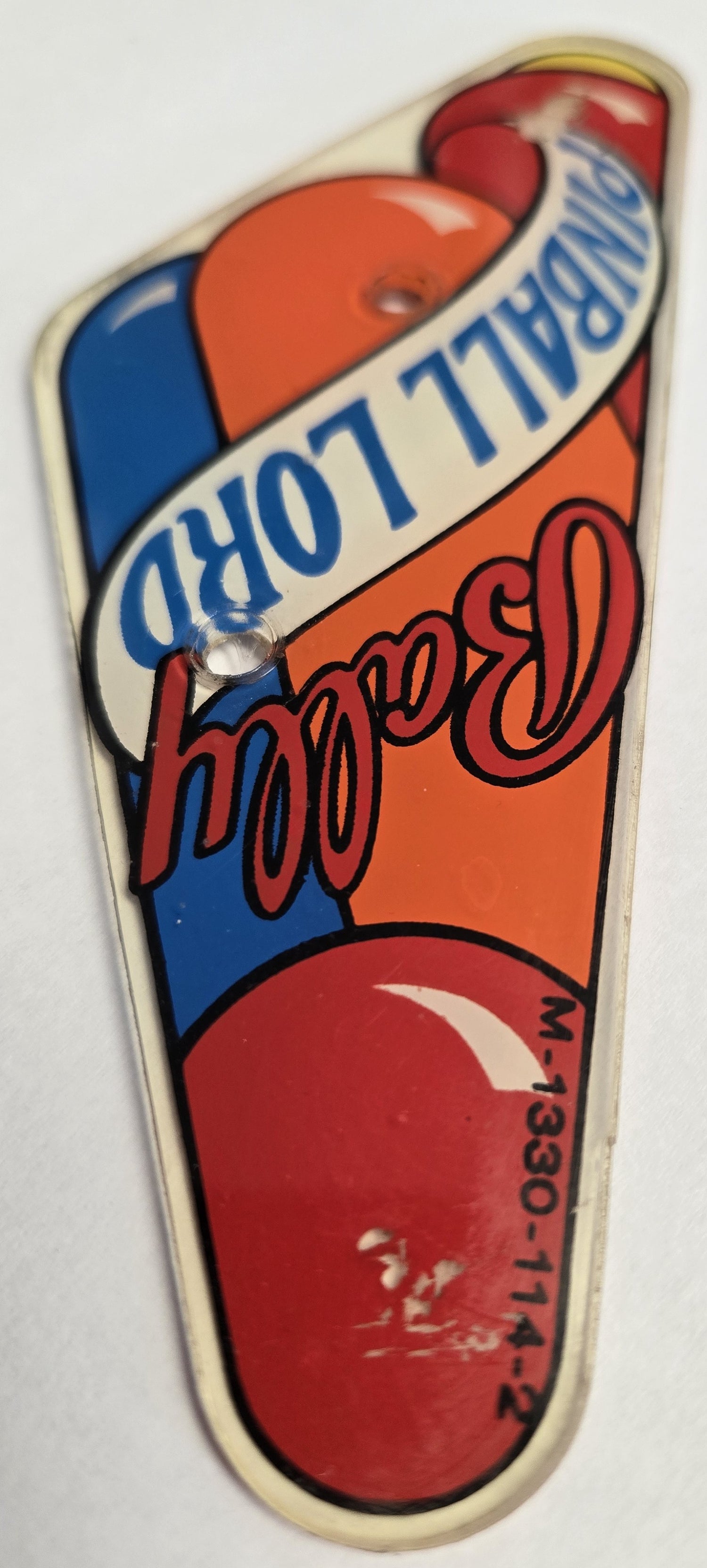 Wizard! Pinball (Bally, 1975) Original Playfield Plastic M-1330-114-02