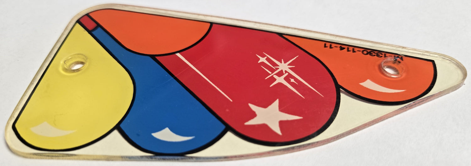 Wizard! Pinball (Bally, 1975) Original Playfield Plastic M-1330-114-11