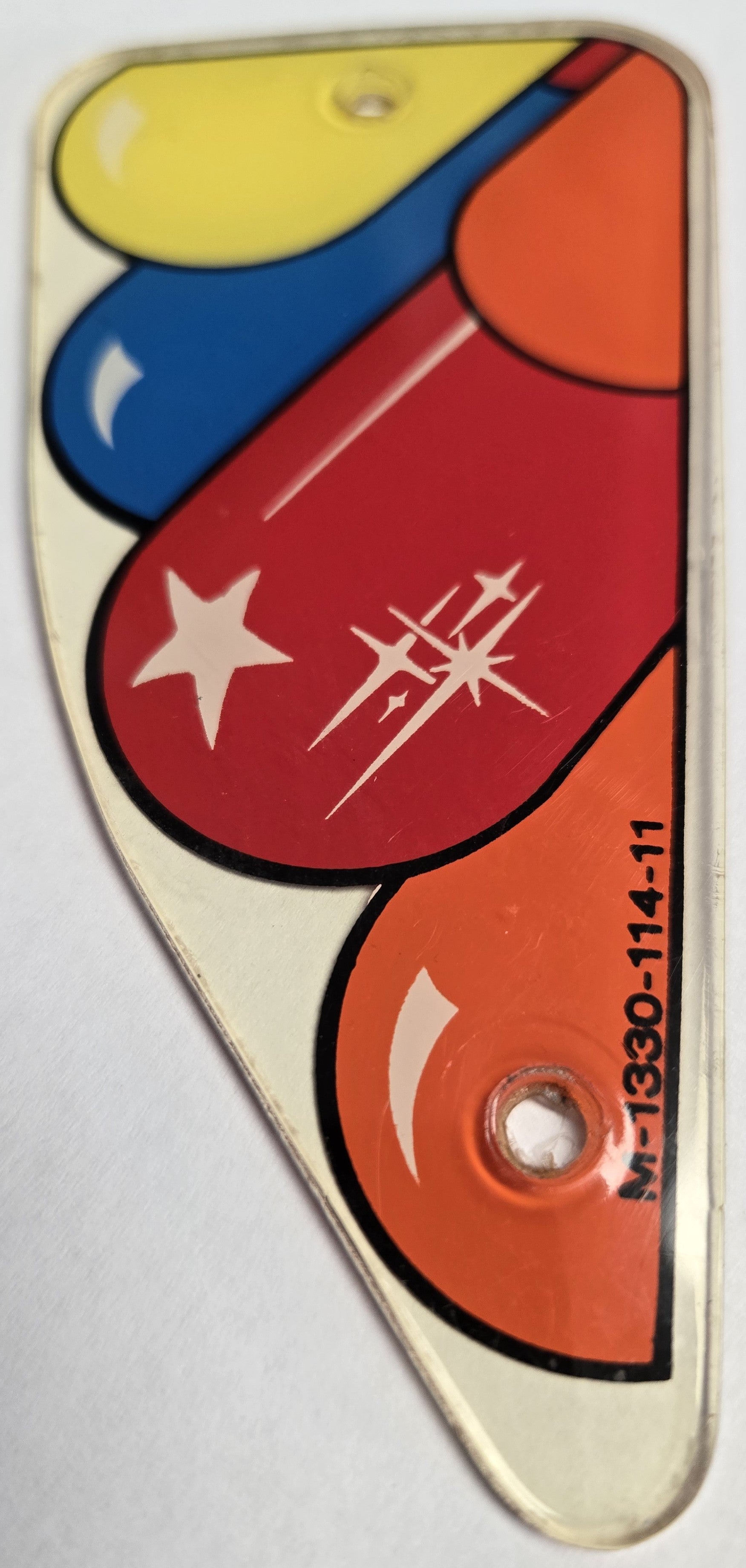 Wizard! Pinball (Bally, 1975) Original Playfield Plastic M-1330-114-11