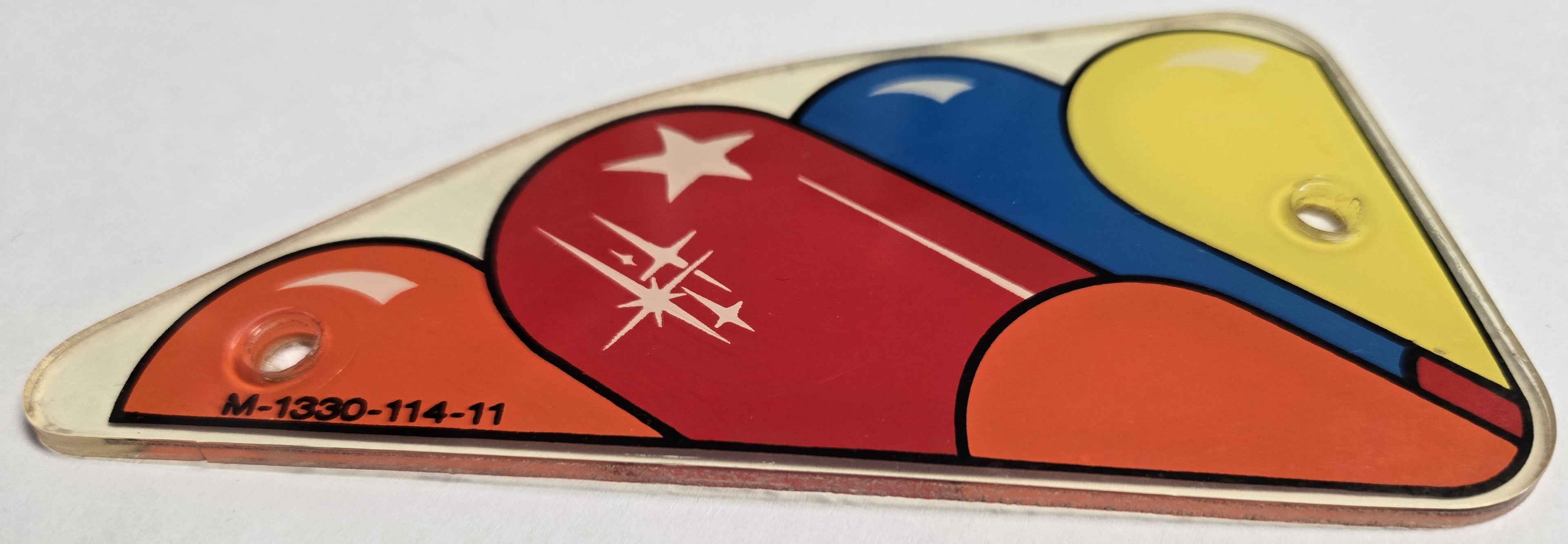 Wizard! Pinball (Bally, 1975) Original Playfield Plastic M-1330-114-11