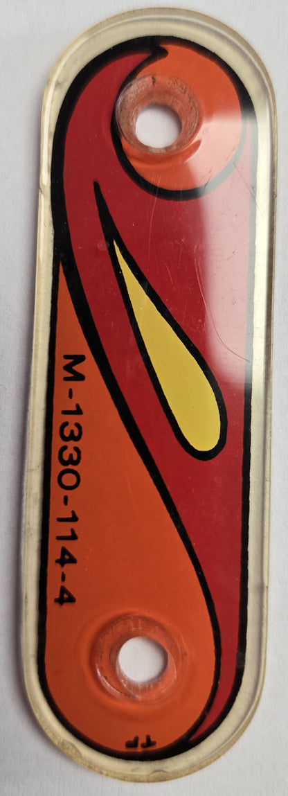 Wizard! Pinball (Bally, 1975) Original Playfield Plastic M-1330-114-04