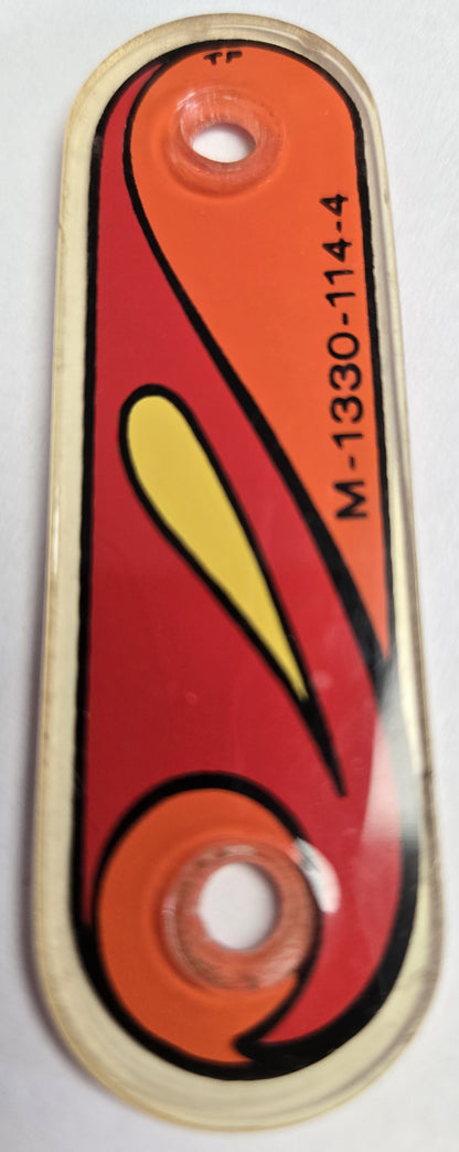 Wizard! Pinball (Bally, 1975) Original Playfield Plastic M-1330-114-04