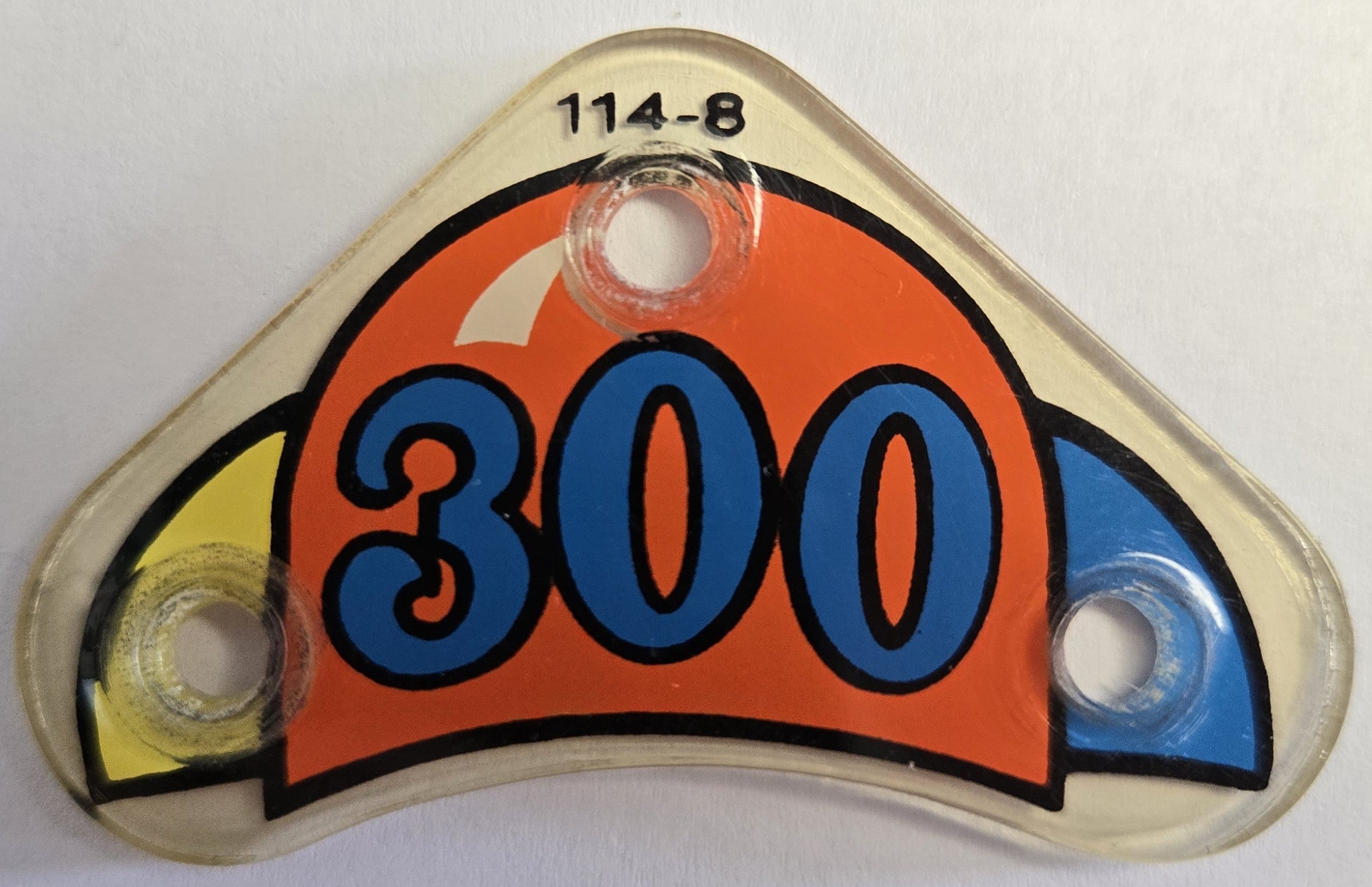 Wizard! Pinball (Bally, 1975) Original Playfield Plastic M-1330-114-08