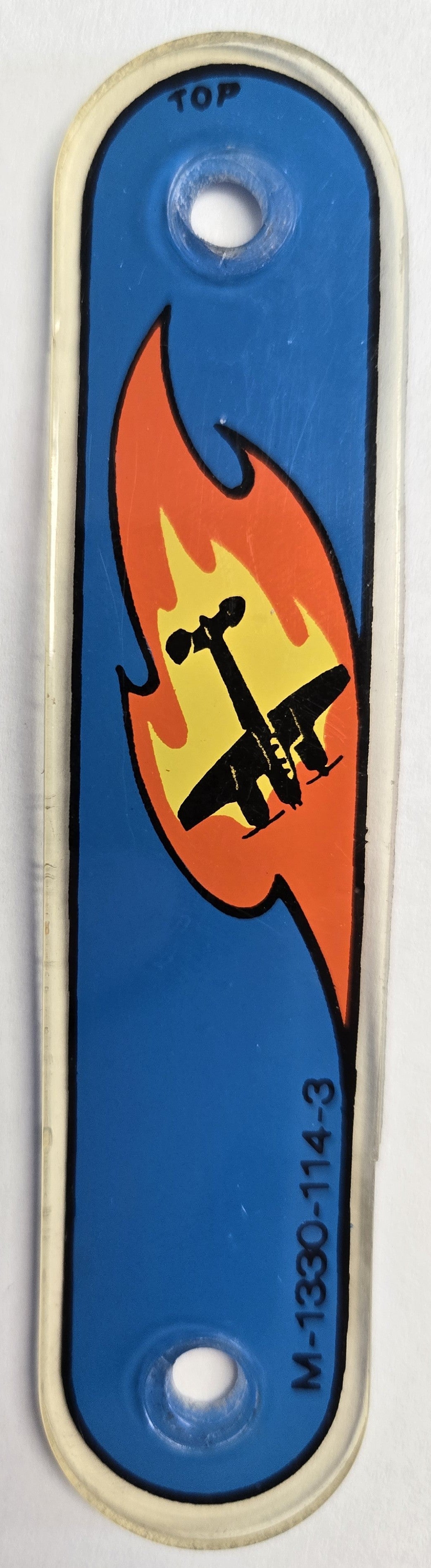 Wizard! Pinball (Bally, 1975) Original Playfield Plastic M-1330-114-03