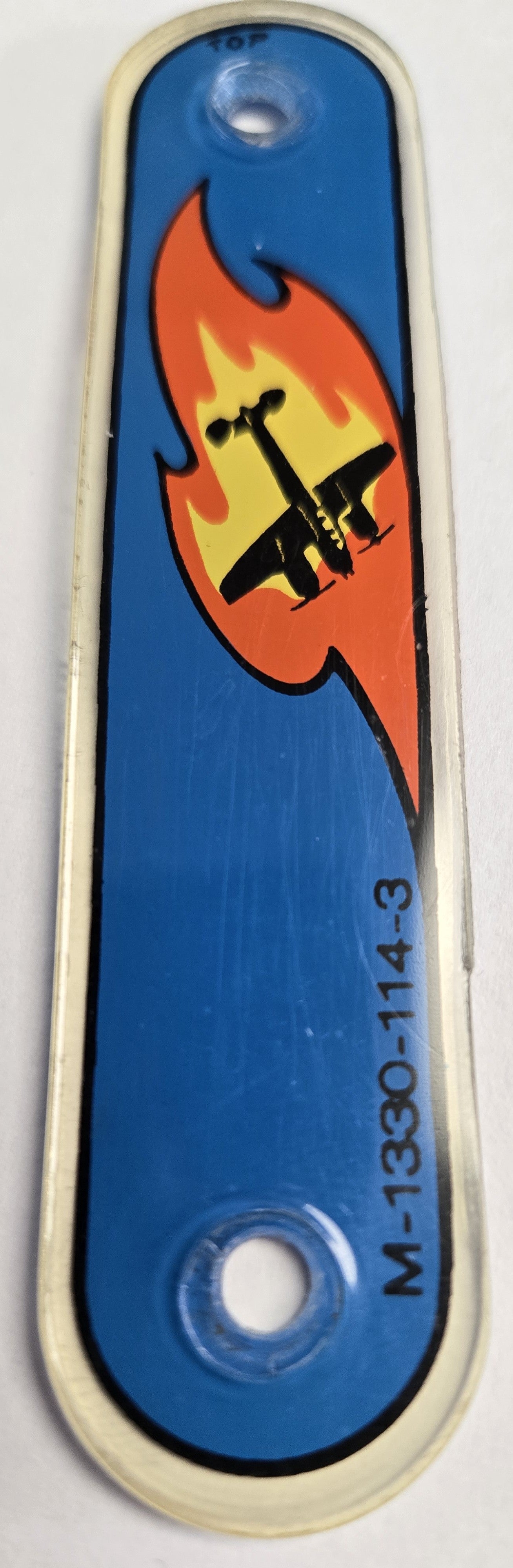 Wizard! Pinball (Bally, 1975) Original Playfield Plastic M-1330-114-03