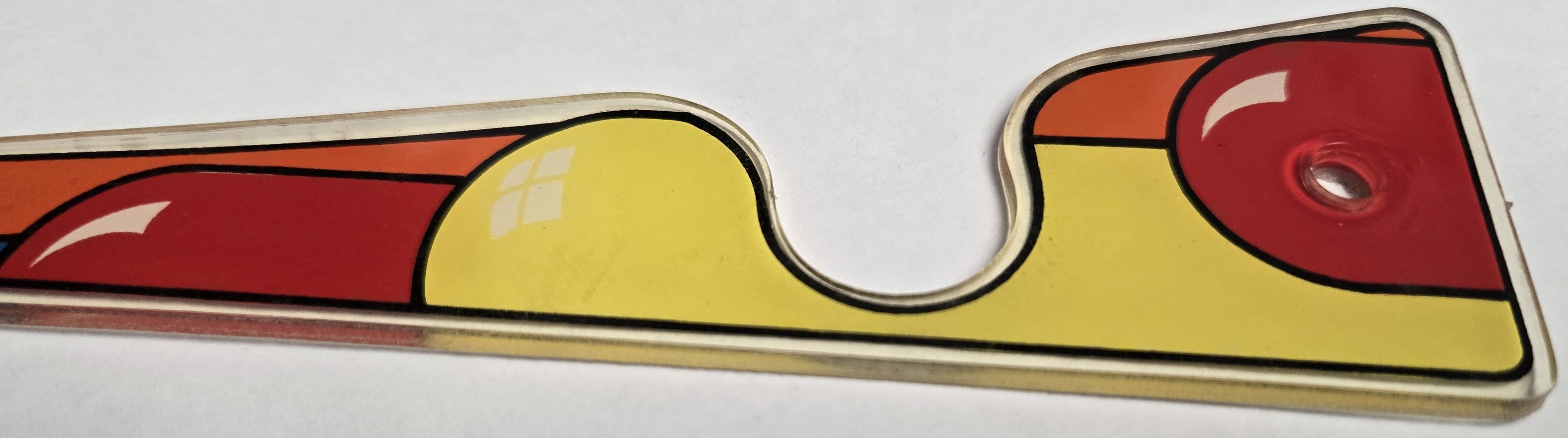 Wizard! Pinball (Bally, 1975) Original Playfield Plastic M-1330-114-06