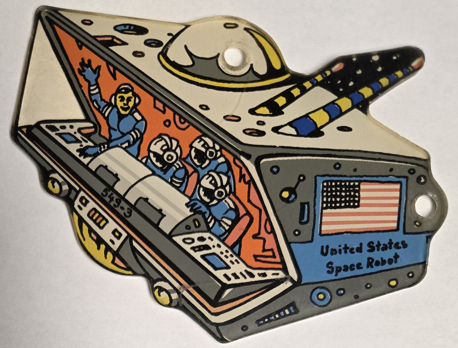 Pinbot Pinball (Williams, 1986) Original Playfield Plastic 549-03