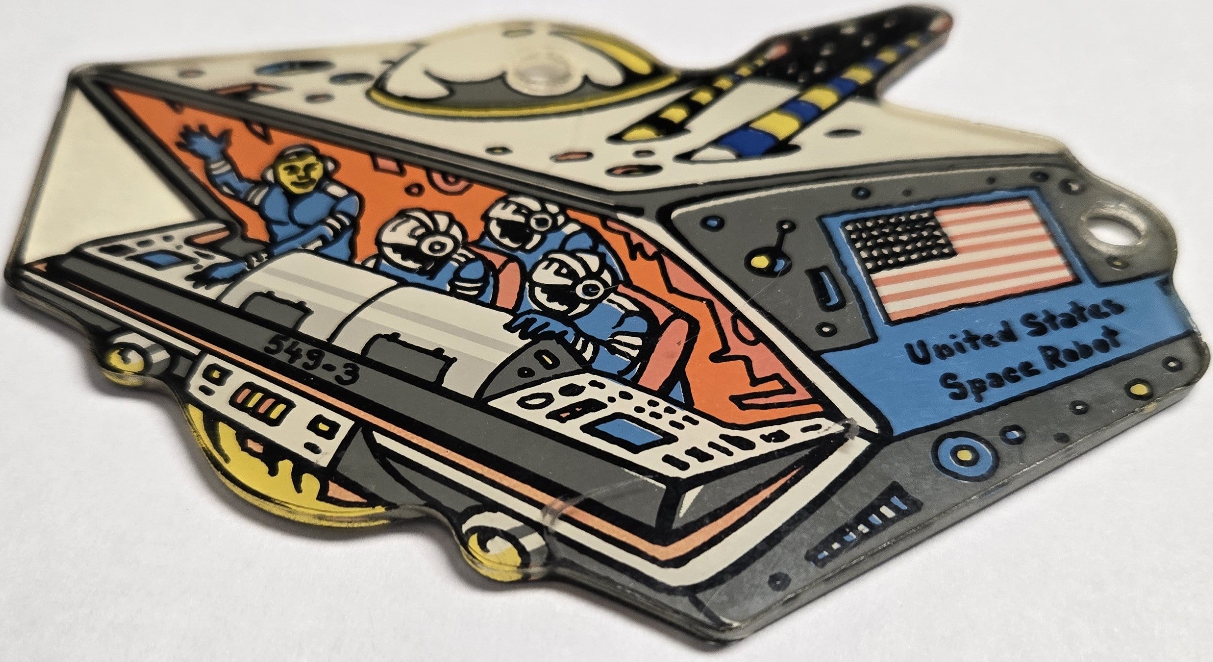 Pinbot Pinball (Williams, 1986) Original Playfield Plastic 549-03