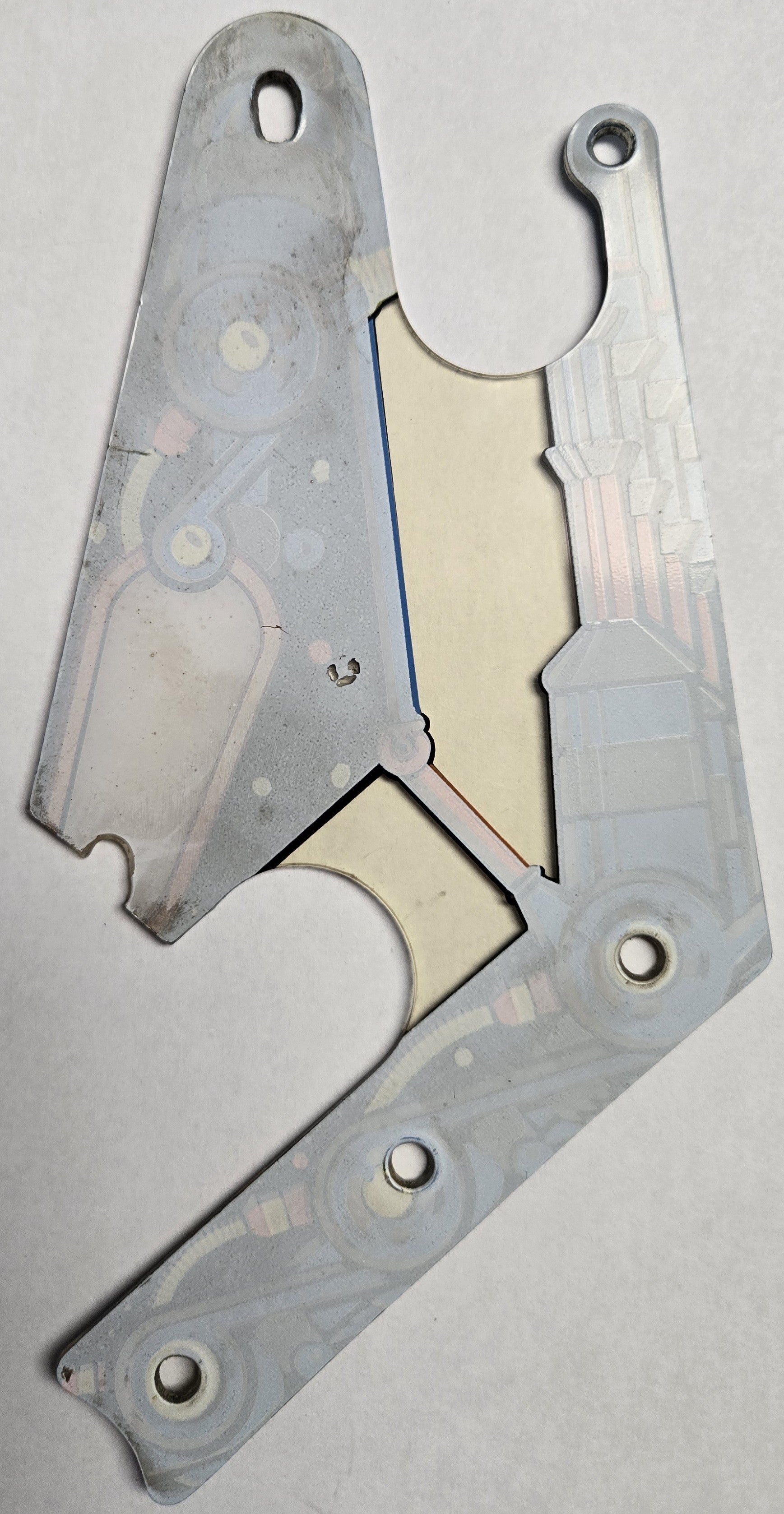 Pinbot Pinball (Williams, 1986) Original Playfield Plastic 549-04