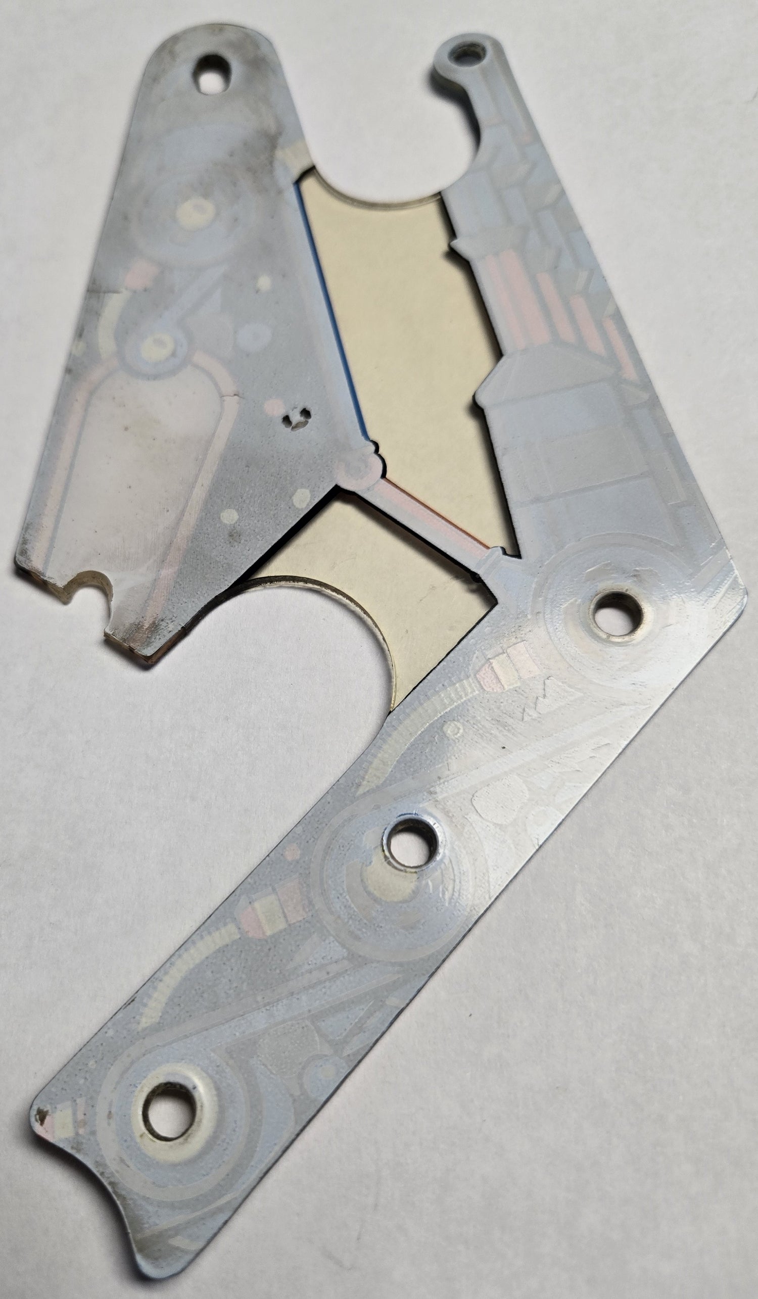 Pinbot Pinball (Williams, 1986) Original Playfield Plastic 549-04