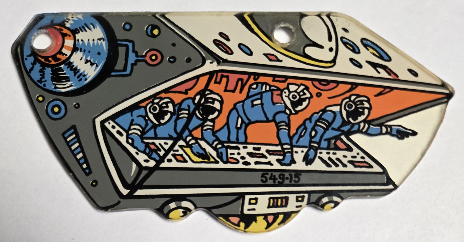 Pinbot Pinball (Williams, 1986) Original Playfield Plastic 549-15