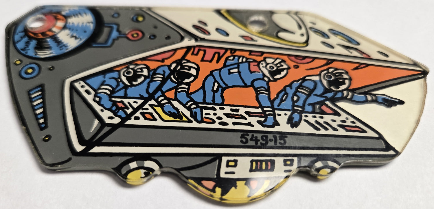 Pinbot Pinball (Williams, 1986) Original Playfield Plastic 549-15