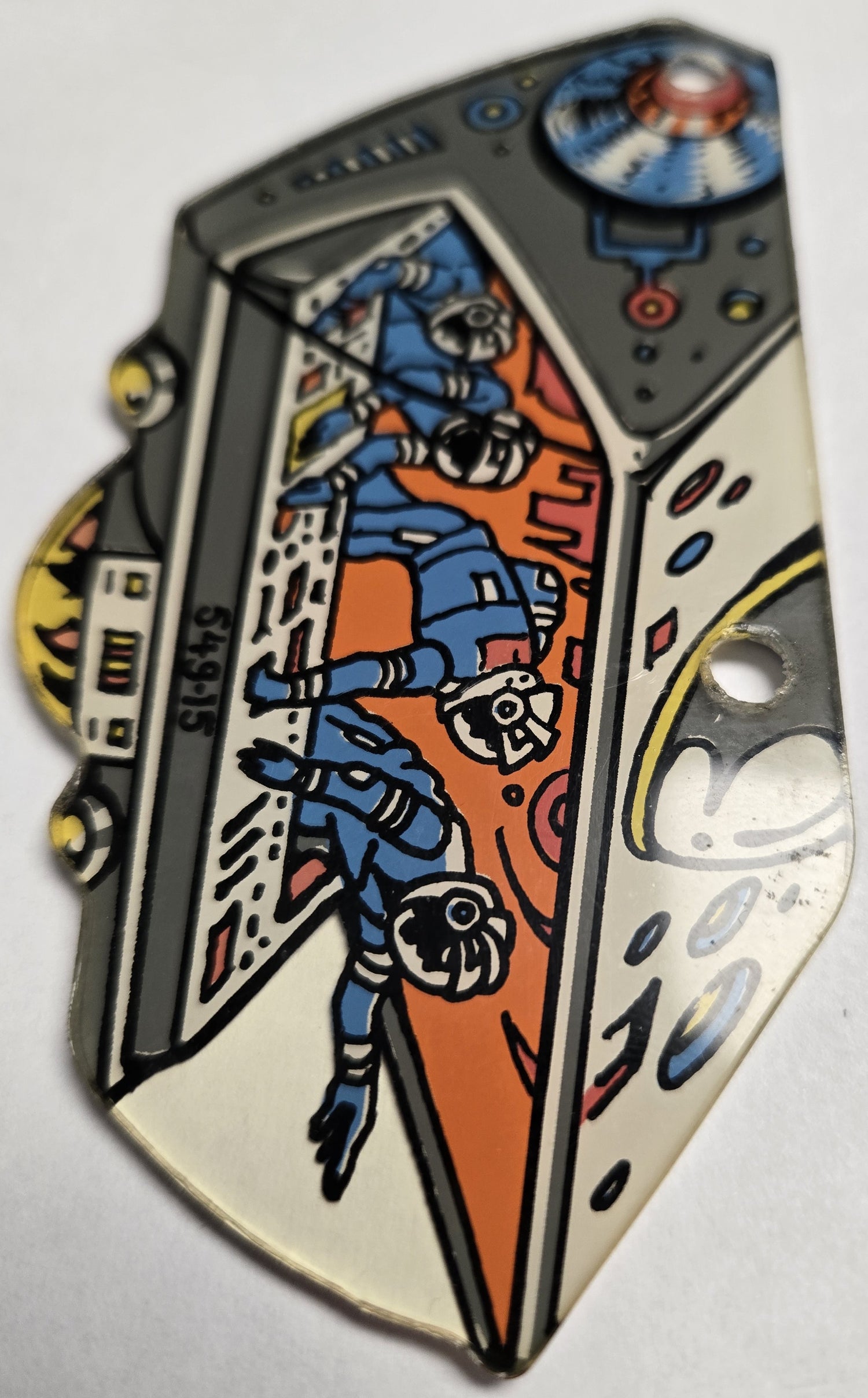 Pinbot Pinball (Williams, 1986) Original Playfield Plastic 549-15