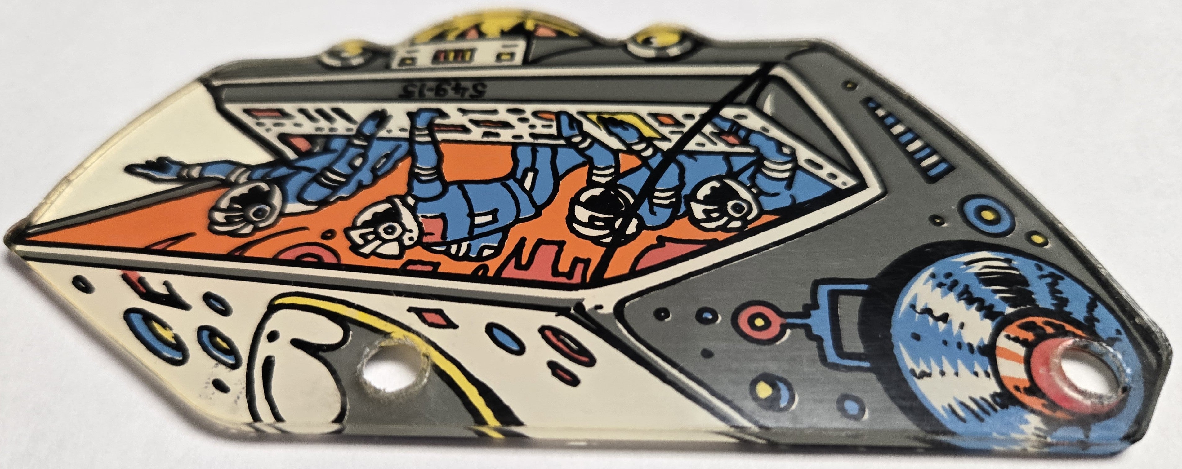 Pinbot Pinball (Williams, 1986) Original Playfield Plastic 549-15