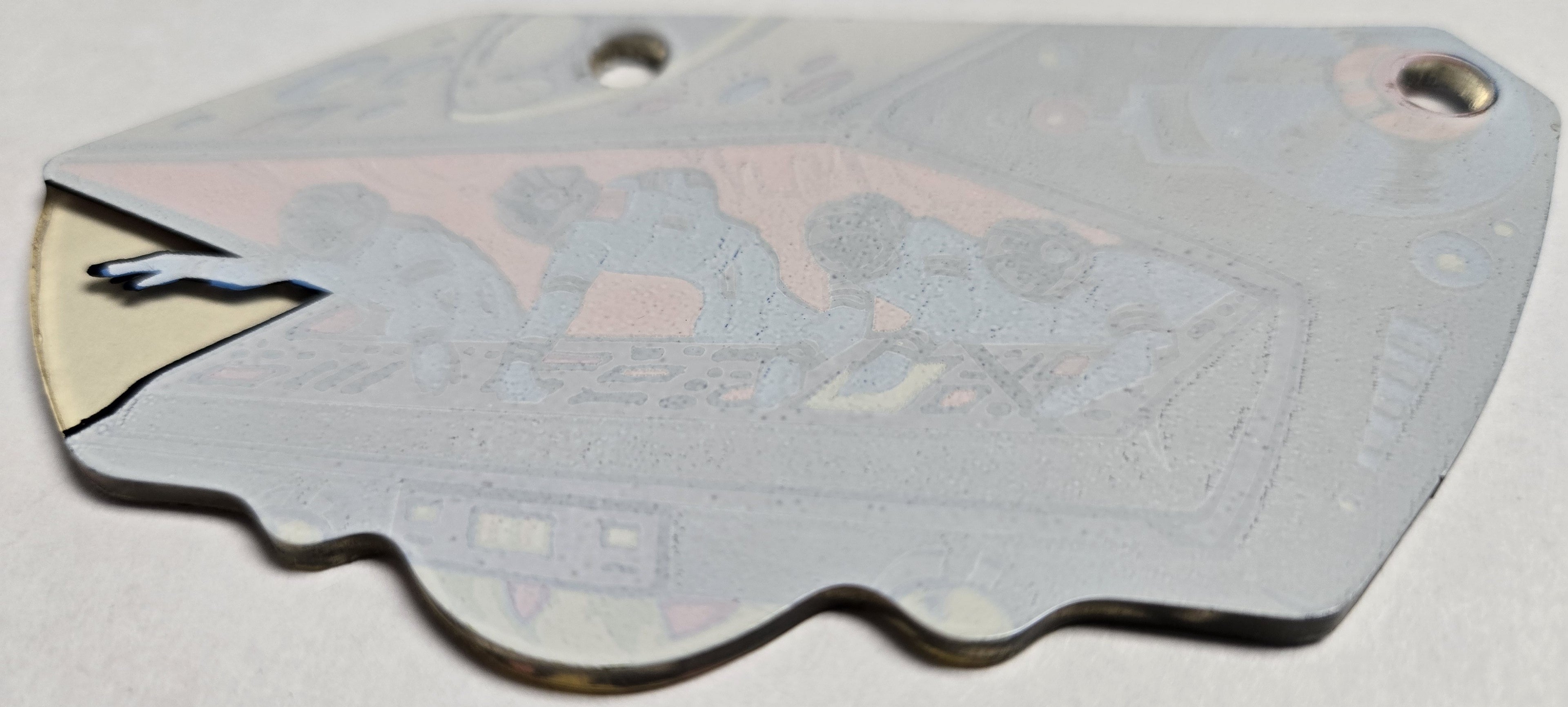 Pinbot Pinball (Williams, 1986) Original Playfield Plastic 549-15