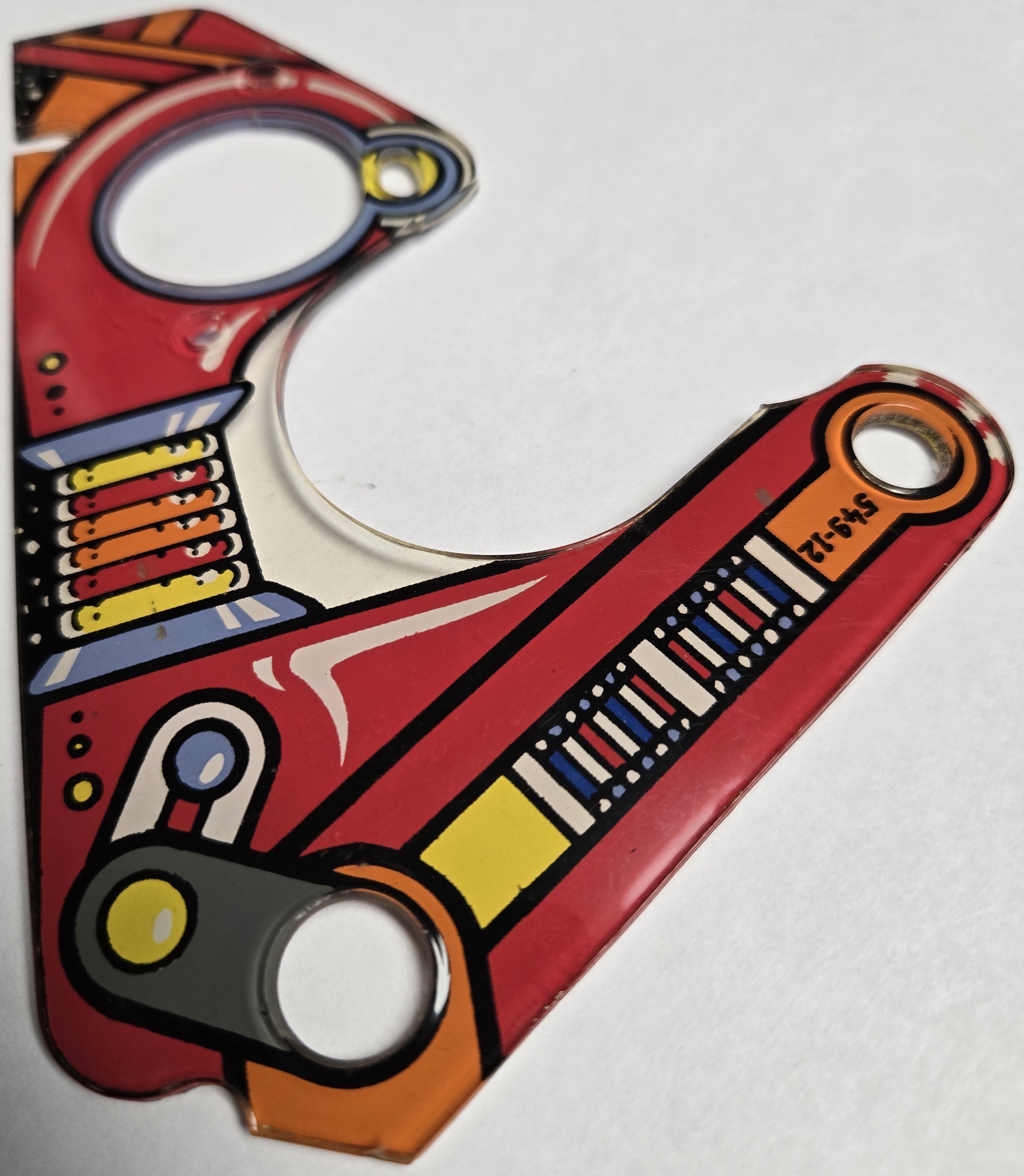 Pinbot Pinball (Williams, 1986) Original Playfield Plastic 549-12