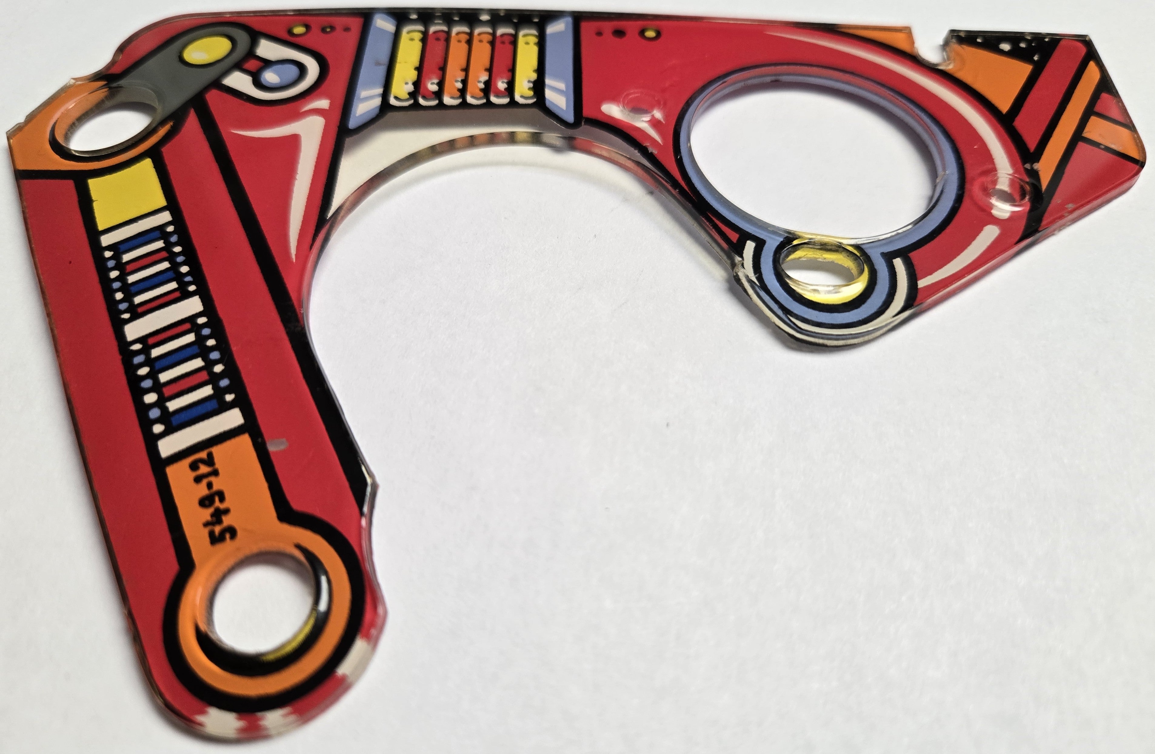 Pinbot Pinball (Williams, 1986) Original Playfield Plastic 549-12