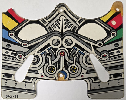 Pinbot Pinball (Williams, 1986) Original Playfield Plastic 549-11